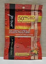 Load image into Gallery viewer, im-bue Transcend 50 mg CBD Gummies, 10 gummies