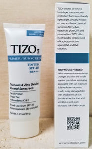 Tizo3 Primer/Sunscreen Tinted SPF 40 BB cream